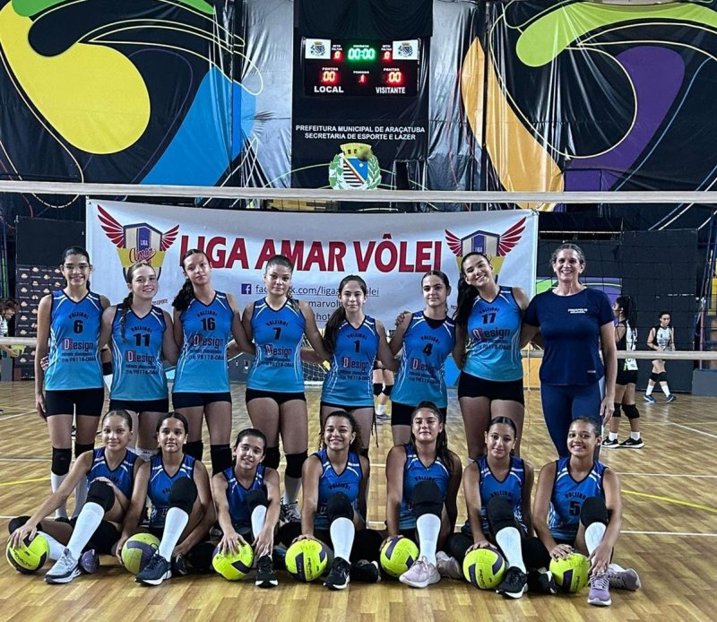 Vôlei mirim vence Festival da Liga Amar