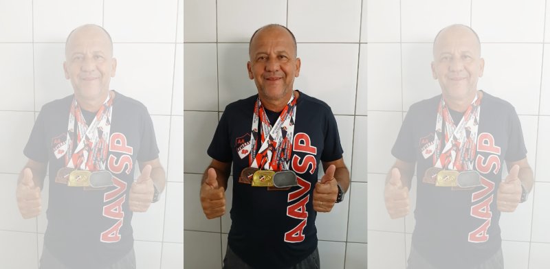 Penapolense conquista cinco medalhas no Atletismo Master