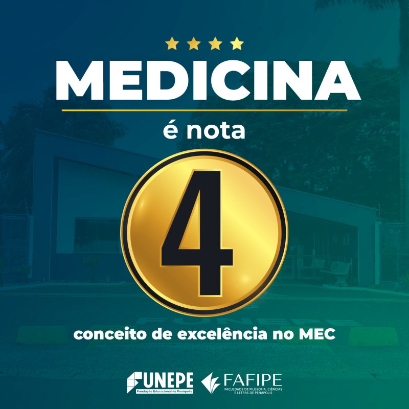 Nota de excelência do MEC: Funepe ganha reconhecimento para curso de medicina