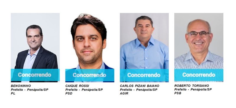 Eleições municipais: confira os candidatos a prefeito e vereador de Penápolis