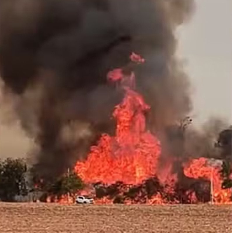 Novo incêndio atinge  área rural de Glicério