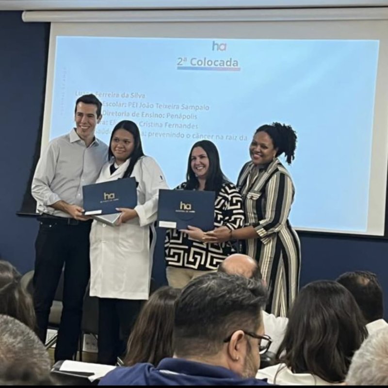 Aluna de Penápolis é premiada em concurso do Hospital de Amor