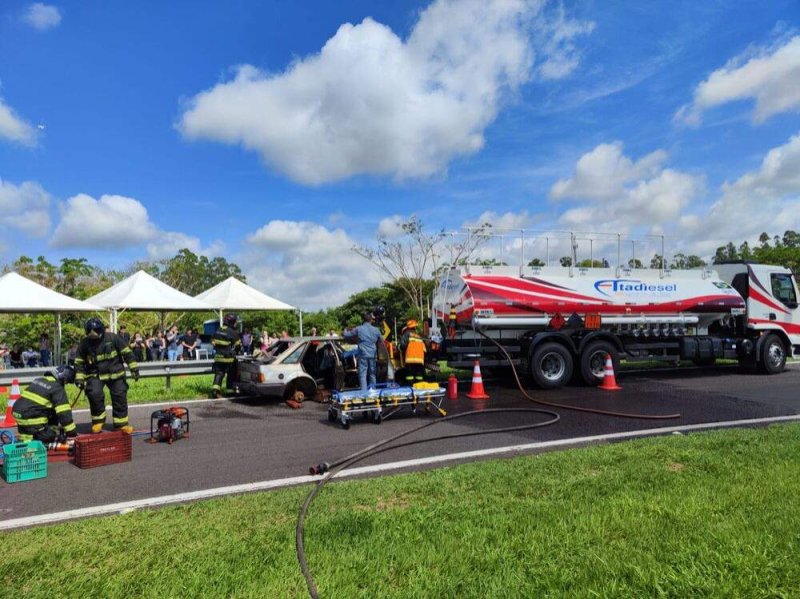 Região: simulado de acidente com vítimas acontece na Rodovia Marechal Rondon