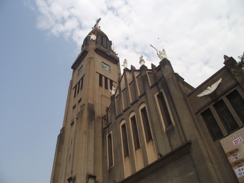 Torre da Igreja Basílica Menor em Rio Preto pega fogo