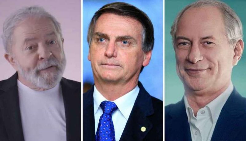 Lula tem 44% das intenções de voto, Bolsonaro 30% e Ciro 9%, diz pesquisa Ipespe