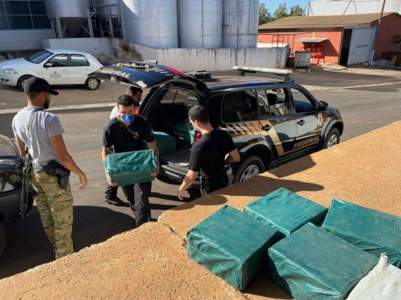 PF incinera carga de cocaína avaliada em R$ 12 milhões que estava em avião interceptado