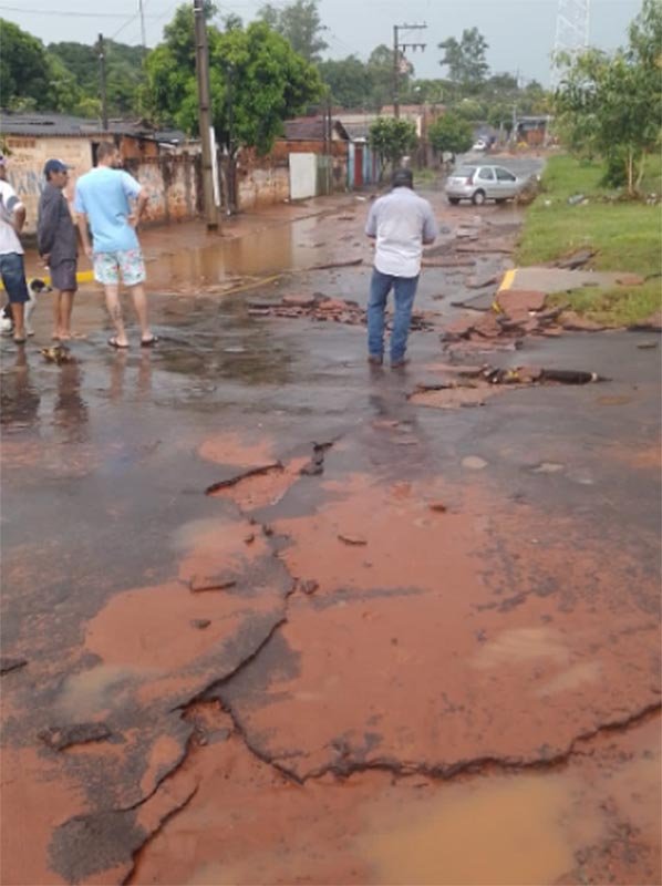 ​Temporal atinge cidade do oeste paulista e provoca estragos