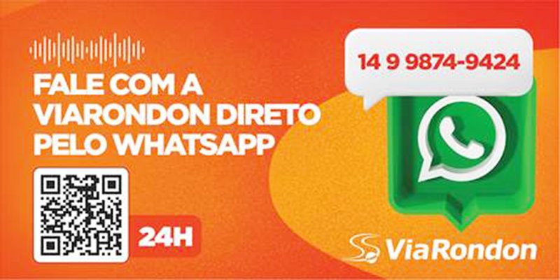 ViaRondon apresenta novo canal de atendimento via WhatsApp