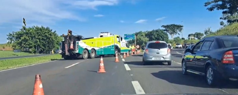 Acidente em rodovia de Rio Preto causa mais de 3 horas de congestionamento