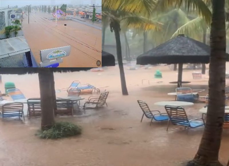 Thermas de Olímpia reabre depois de temporal que alagou o parque