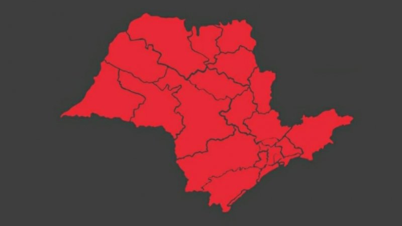 Estado de SP volta à fase vermelha na segunda-feira